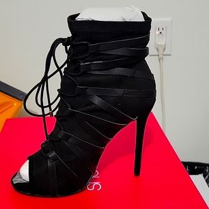 Lace up ankle sandals